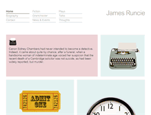 Tablet Screenshot of jamesruncie.com